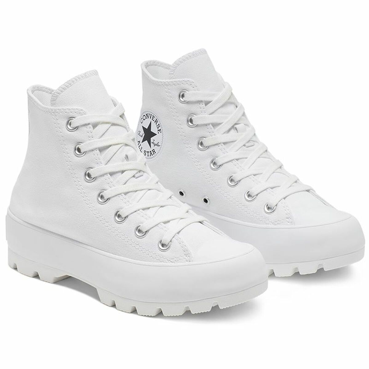 Women’s Casual Trainers Converse All Star Lugged White