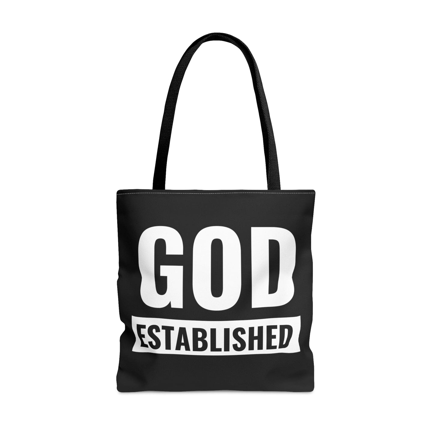 Large Tote Bag God Established