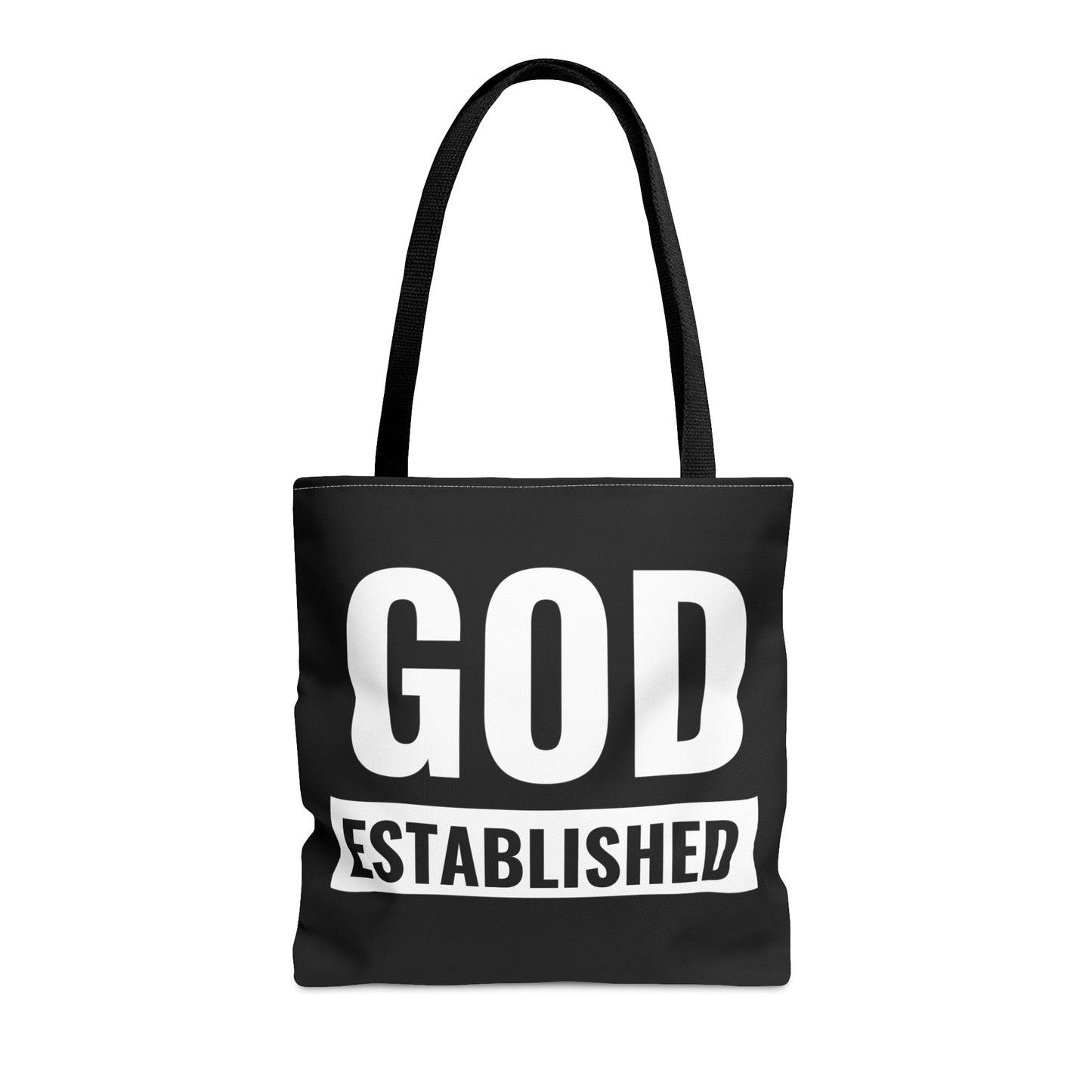 Large Tote Bag God Established