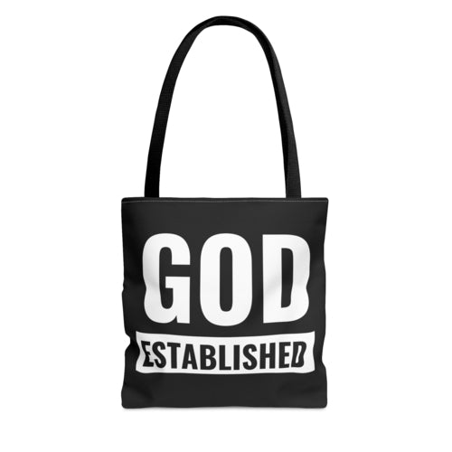 Large Tote Bag God Established